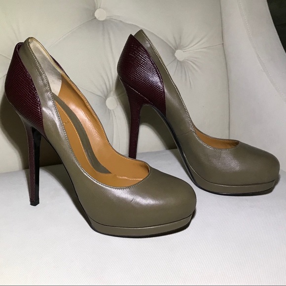 Fendi color block  Nappa  Leather platform heels - Picture 2 of 8